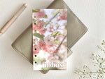 Load image into Gallery viewer, Apple blossom inbox - Spring Dashboard - Fits A5, B6, Personal Wide, Personal, A6, Pocket, Mini Ring Planners. Protective Cover.
