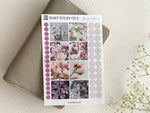 Load image into Gallery viewer, Spring Sticker Sampler Stickers - Dots and Deco Squares - Hobonichi Cousin Size -Colour Coding. 49 Stickers on One Sheet
