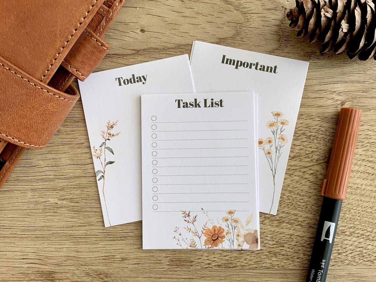 Autumn Pocket Sheets - To Do, Today, Reminders, Important - Ring Planner Accessories & Deco - Filofax, Kikki K