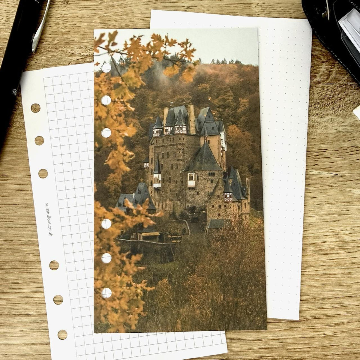Autumn Castle Dashboard - Choose Your Ring or Disc Planner Size