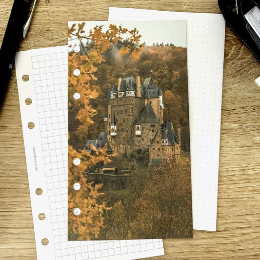 Autumn Castle Dashboard - Choose Your Ring or Disc Planner Size