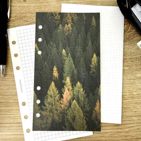 Golden Forest Treetops Dashboard - Choose Your Ring or Disc Planner Size