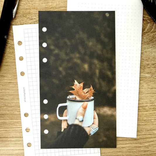 Maple Coffee Dashboard - Choose Your Ring or Disc Planner Size