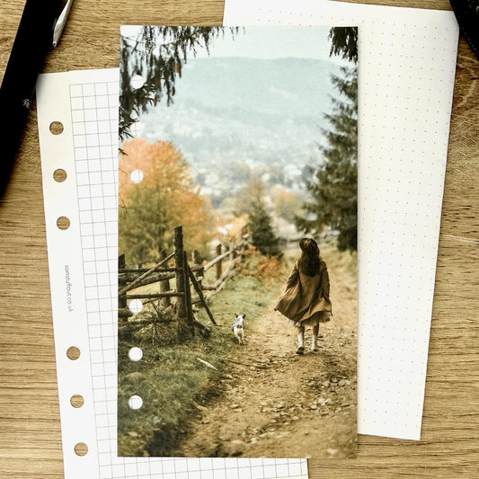 Dog Walk Dashboard - Choose Your Ring or Disc Planner Size