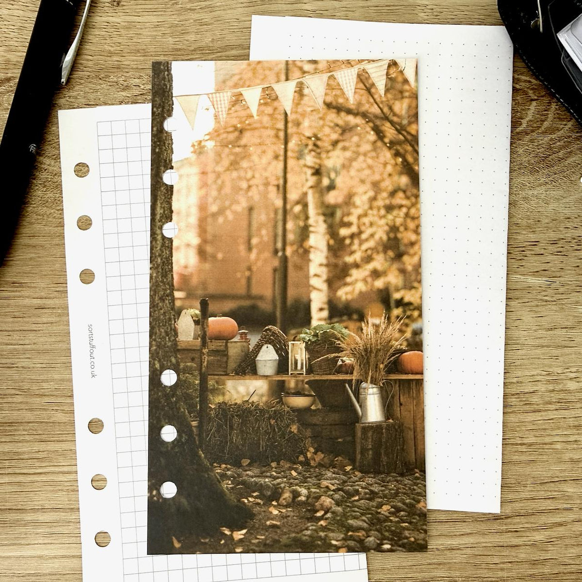 Autumn Spread Dashboard - Choose Your Ring or Disc Planner Size