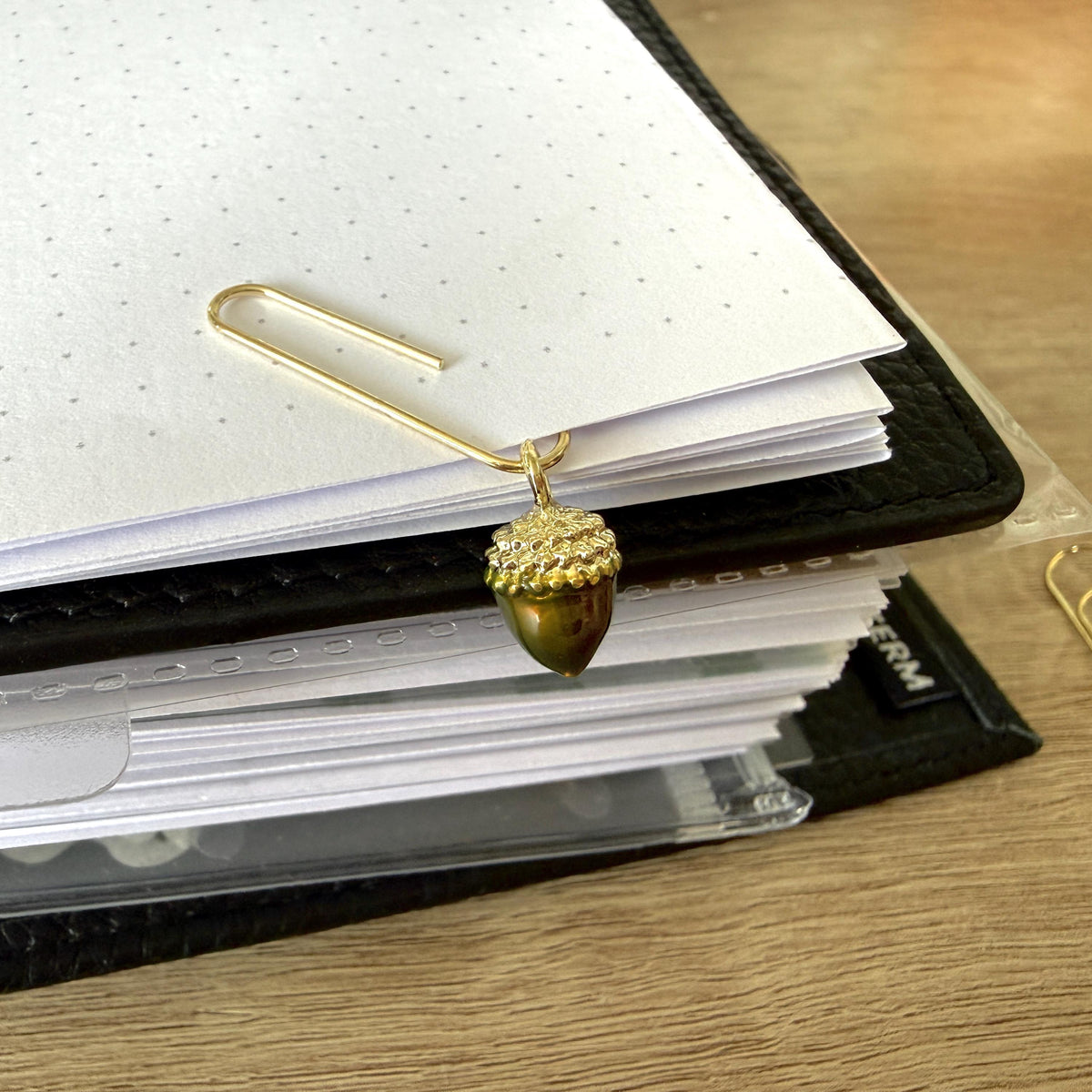 Tiny Autumn Page Marker Clips - Sold Individually - Choose Your Colour - Luxe Planner Charm