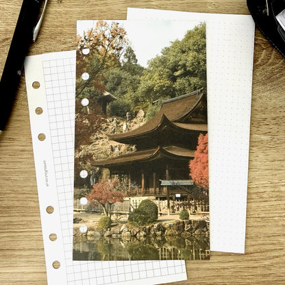 Temple in Autumn Dashboard - Choose Your Ring or Disc Planner Size