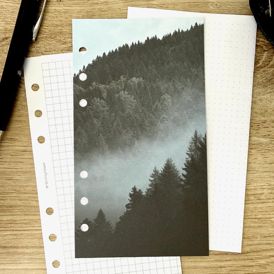 Dark Mountains Dashboard - Choose Your Ring or Disc Planner Size
