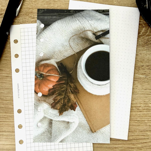 Black Coffee Dashboard - Choose Your Ring or Disc Planner Size