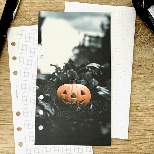 Halloween Pumpkin Dashboard - Choose Your Ring or Disc Planner Size