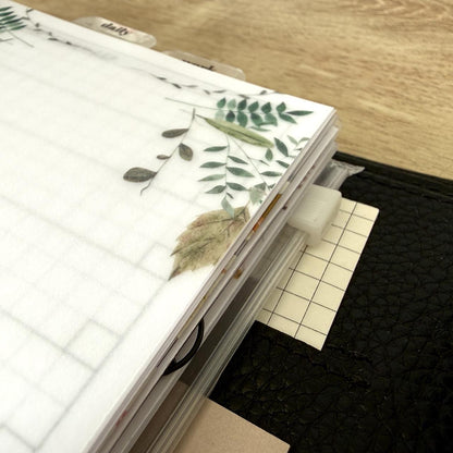 Cosy Woodland Vellum Dashboards - Set of 5 - Choose Your Ring of Disc Planner Size Insert