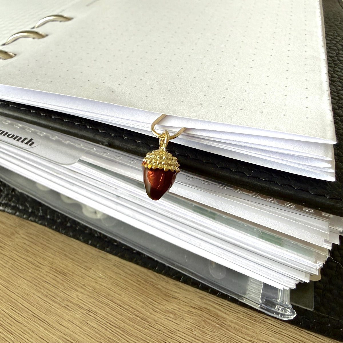Tiny Autumn Page Marker Clips - Sold Individually - Choose Your Colour - Luxe Planner Charm