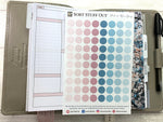 Load image into Gallery viewer, Pink and Blue Spring Planner Dot Stickers
