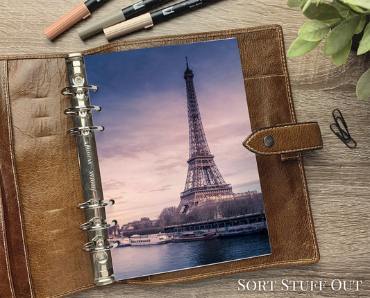 Eiffel Tower by Seine - Paris - Planner Dashboard