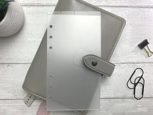 Clear Frosted Personal Planner Dividers