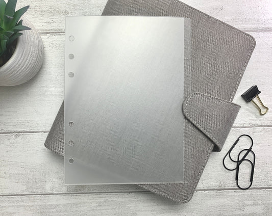 B6 Frosted Planner Dividers