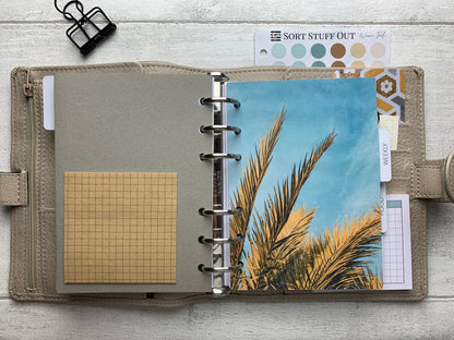 Warm Blue Planner Dividers