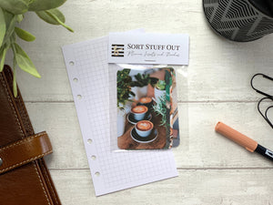 Journal Cards - Coffee and Pot Plants Set