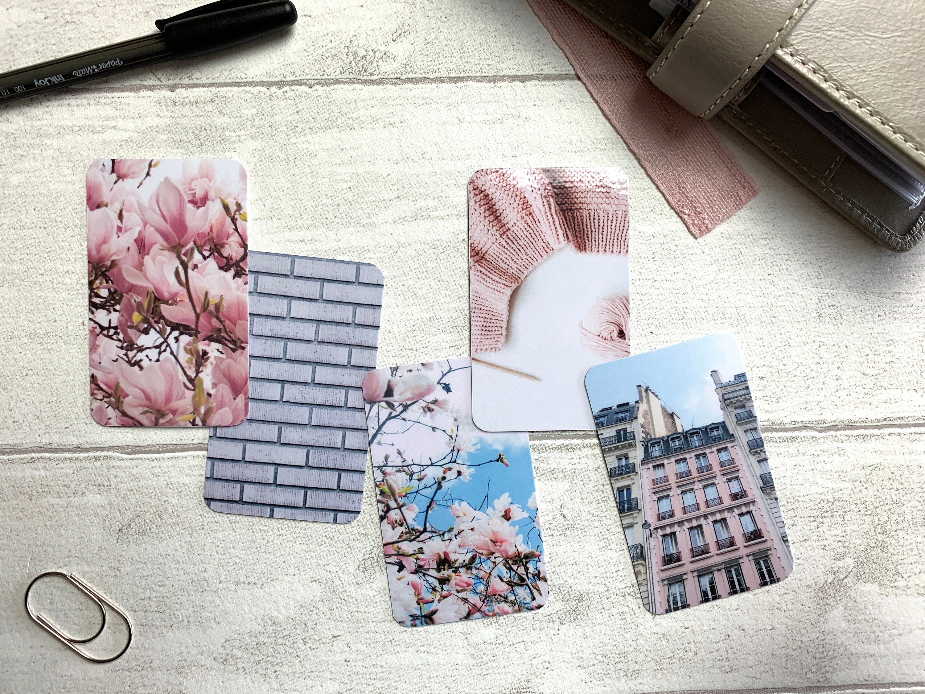 Journal Cards - Pink Magnolia Set