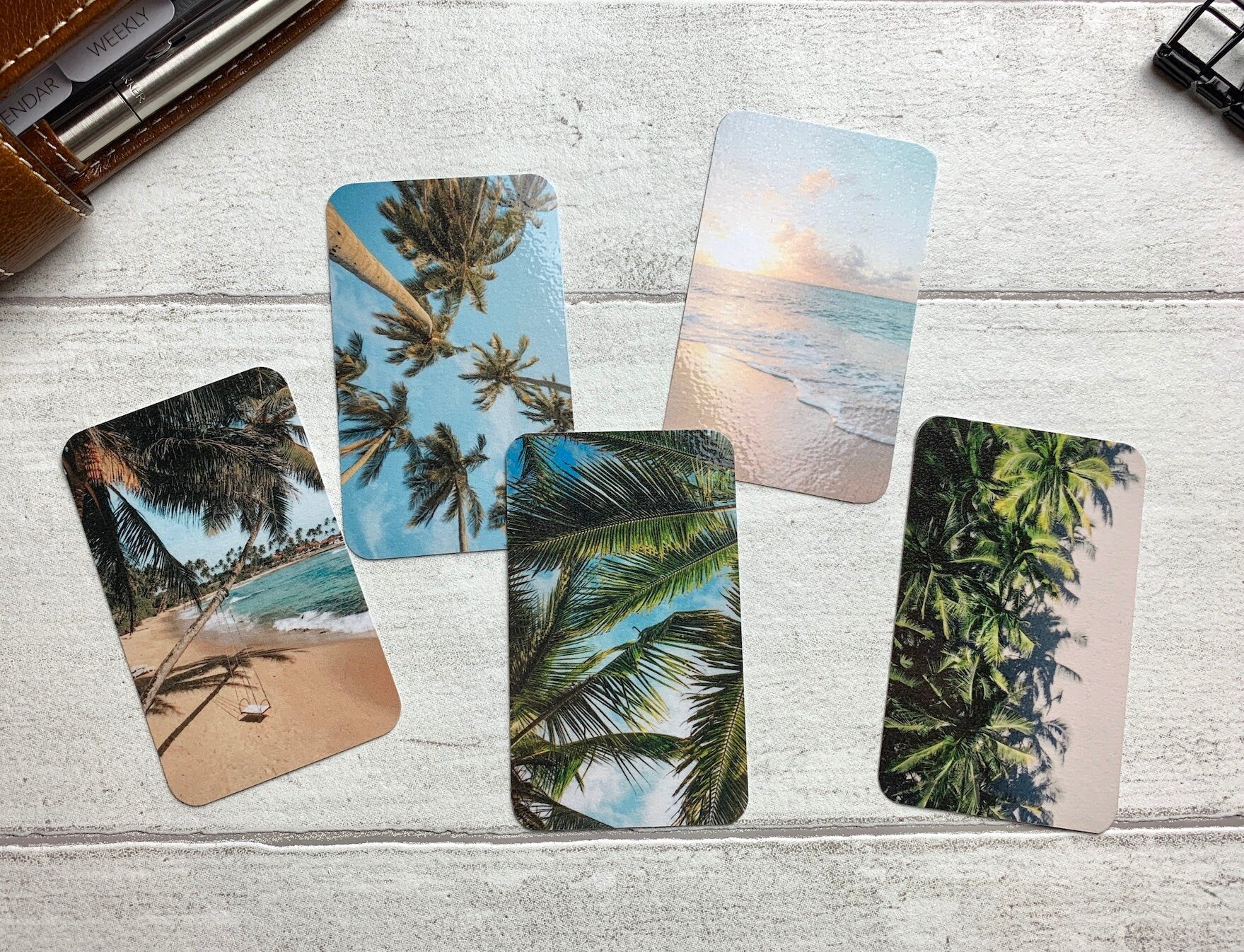 Journal Cards - Palm Trees Set