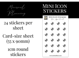 Mini Icon Stickers - Hair Appointment
