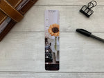 Load image into Gallery viewer, Photo Page Marker - Typewriter and Sunflower - Planner Bookmark
