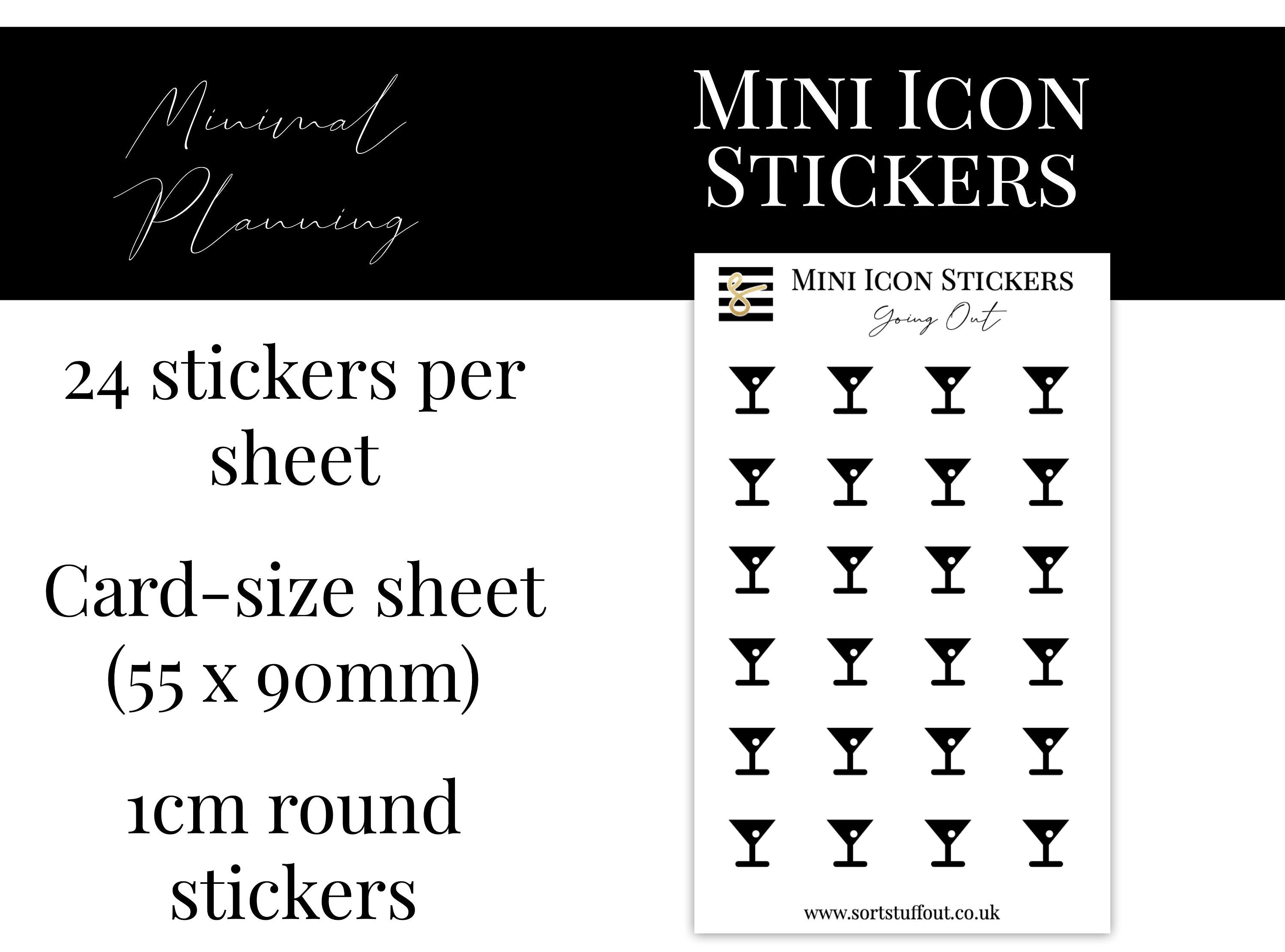 Mini Icon Stickers - Going Out