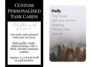 Custom Task Card - Misty Autumn
