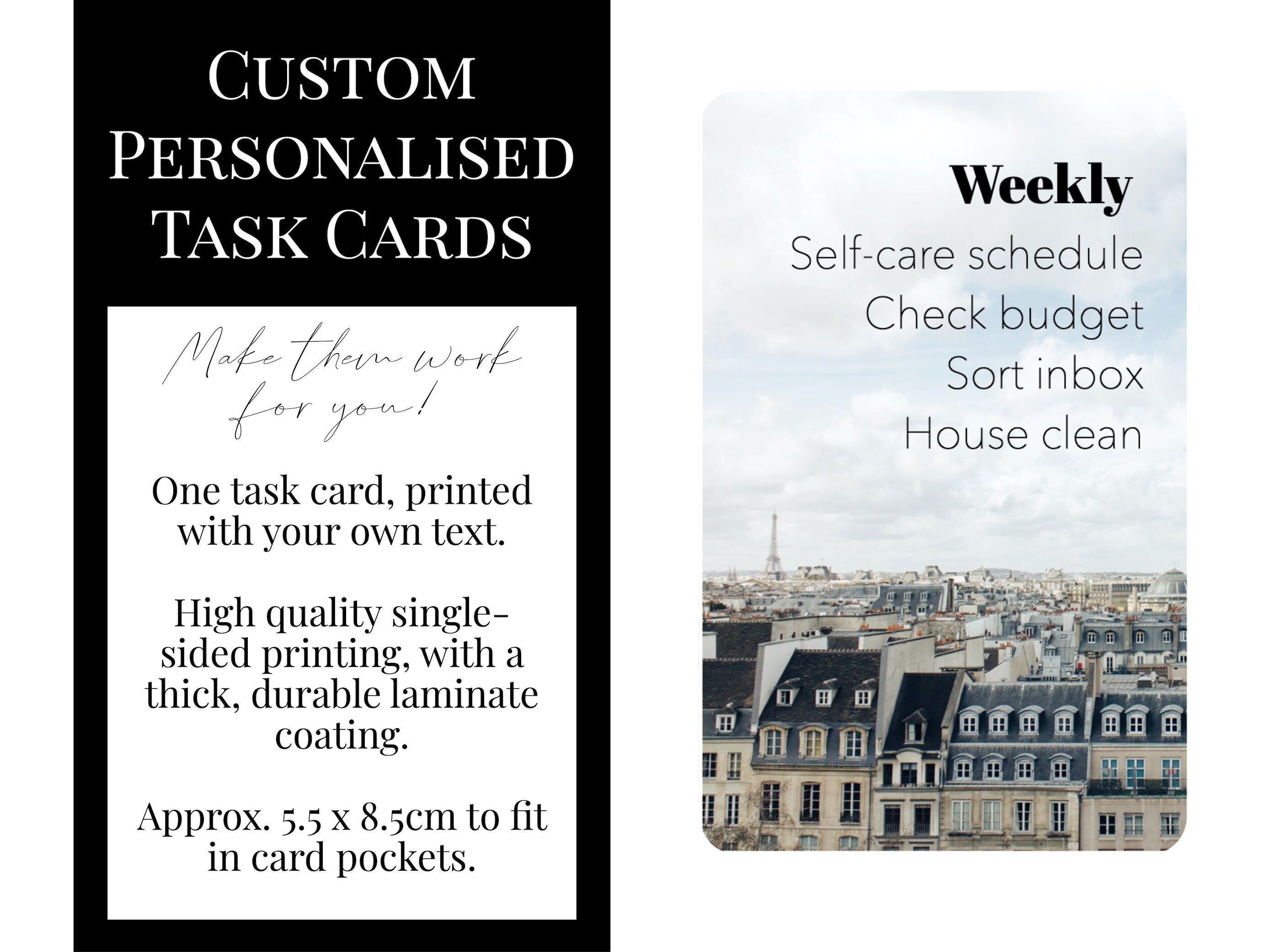 Custom Task Card - Paris Apartments