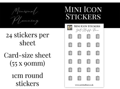 Mini Icon Stickers - Get Stuff Done