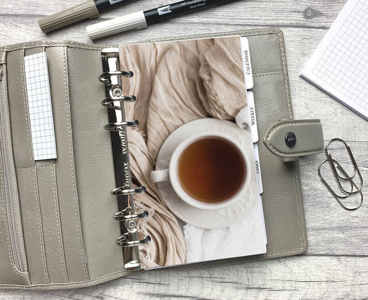 Tea and Blanket - Cosy Neutral Aesthetic Dashboard