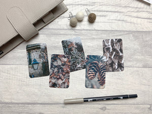 Journal Cards - Cool Winter Tones