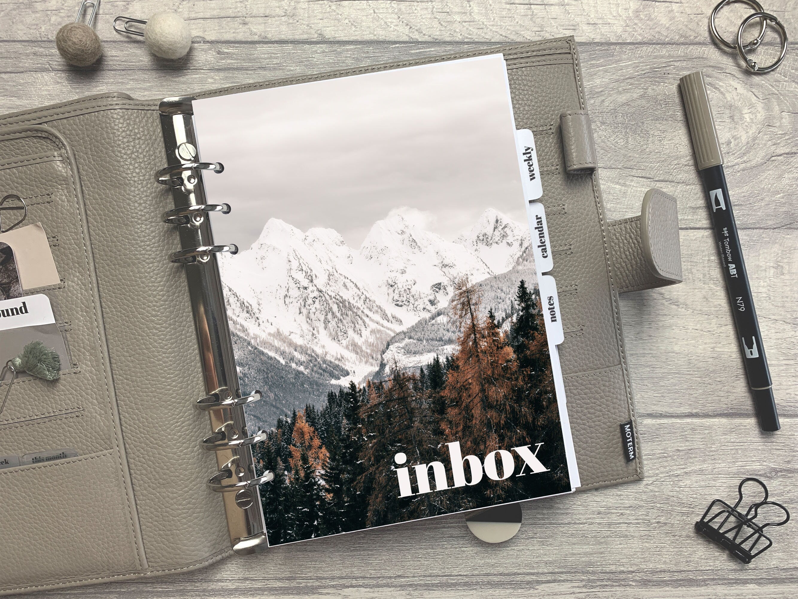 Winter Mountain Inbox Dashboard