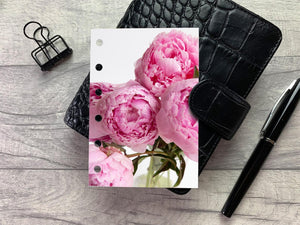 Bright Pink Peonies - Close Up - Planner Dashboard