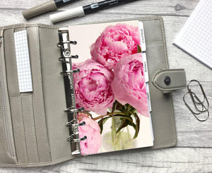 Bright Pink Peonies - Close Up - Planner Dashboard
