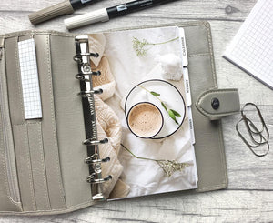 Latte & Foliage, Cosy Neutral Aesthetic Dashboard