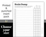 Load image into Gallery viewer, Brain Dump - Printed Planner Inserts
