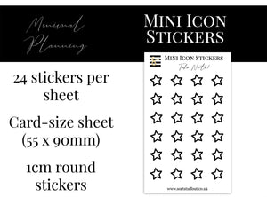 Mini Icon Stickers - Take Note!