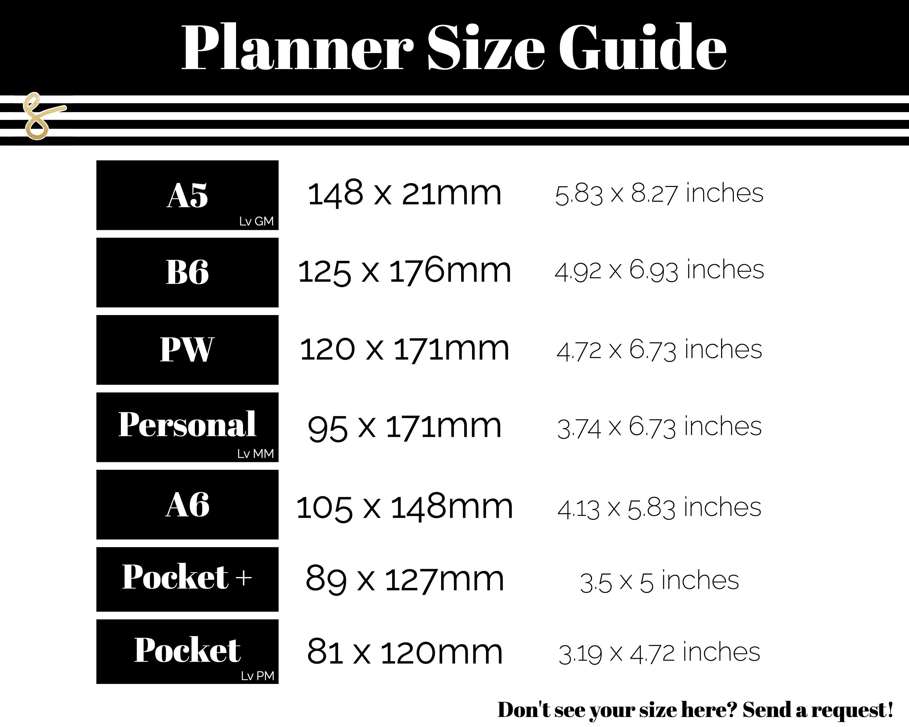 Weekly Planner - Extended Page WO2P - Printed Planner Inserts