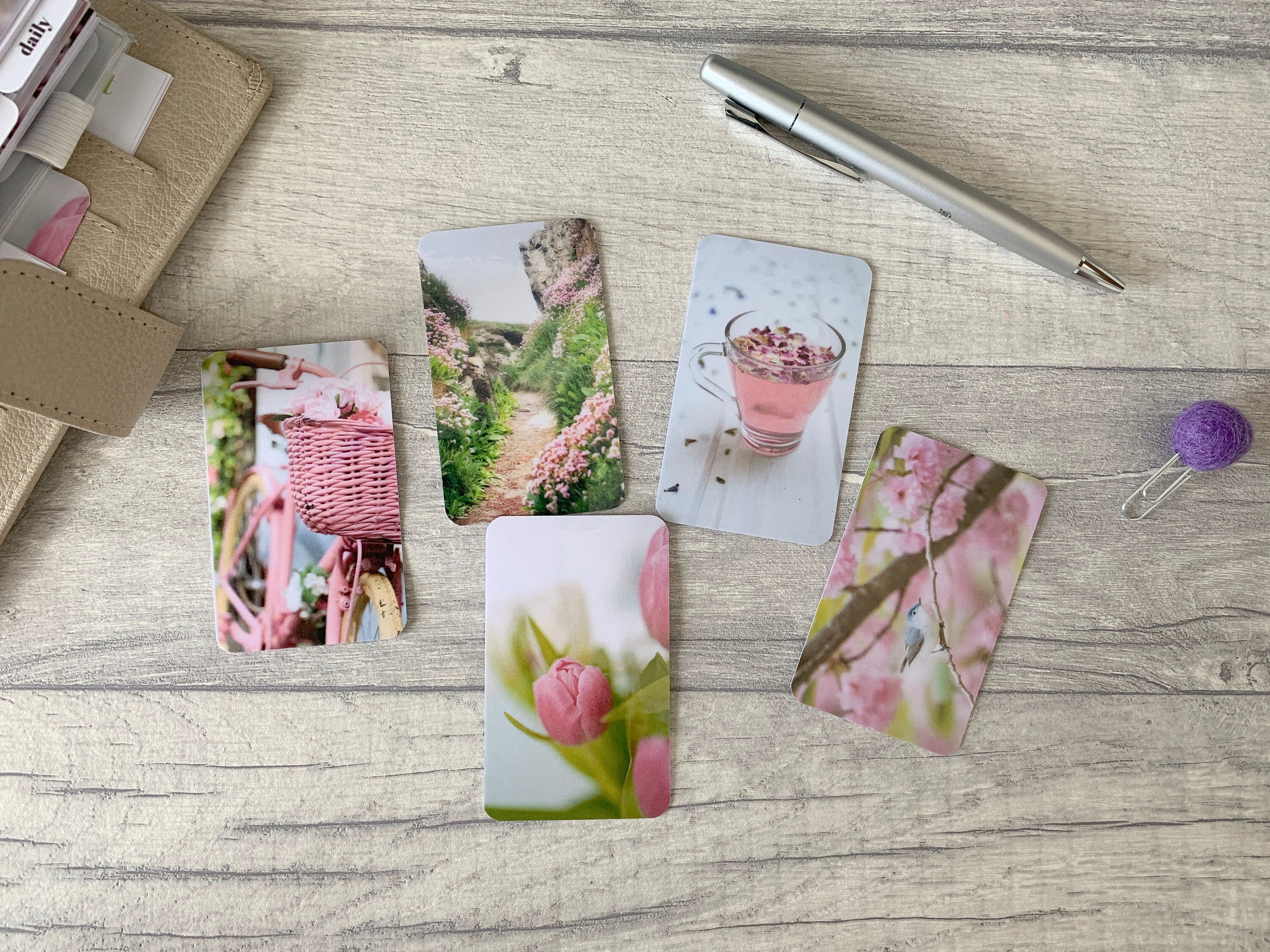 Journal Cards - Spring Pinks Set