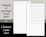 Load image into Gallery viewer, Monthly Planner - Plain Grid Back MO1P - Printed Planner Inserts
