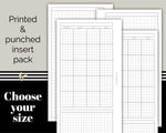 Load image into Gallery viewer, Monthly Planner - Notes Back MO2P - Printed Planner Inserts
