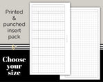 Load image into Gallery viewer, Weekly Grid with Notes - WO2P - Printed Planner Inserts

