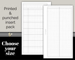 Load image into Gallery viewer, Weekly Grid with 2 Columns - WO2P - Printed Planner Inserts
