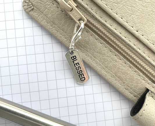 Blessed Zipper Pull - Planner Charm