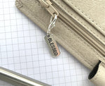 Load image into Gallery viewer, Blessed Zipper Pull - Planner Charm
