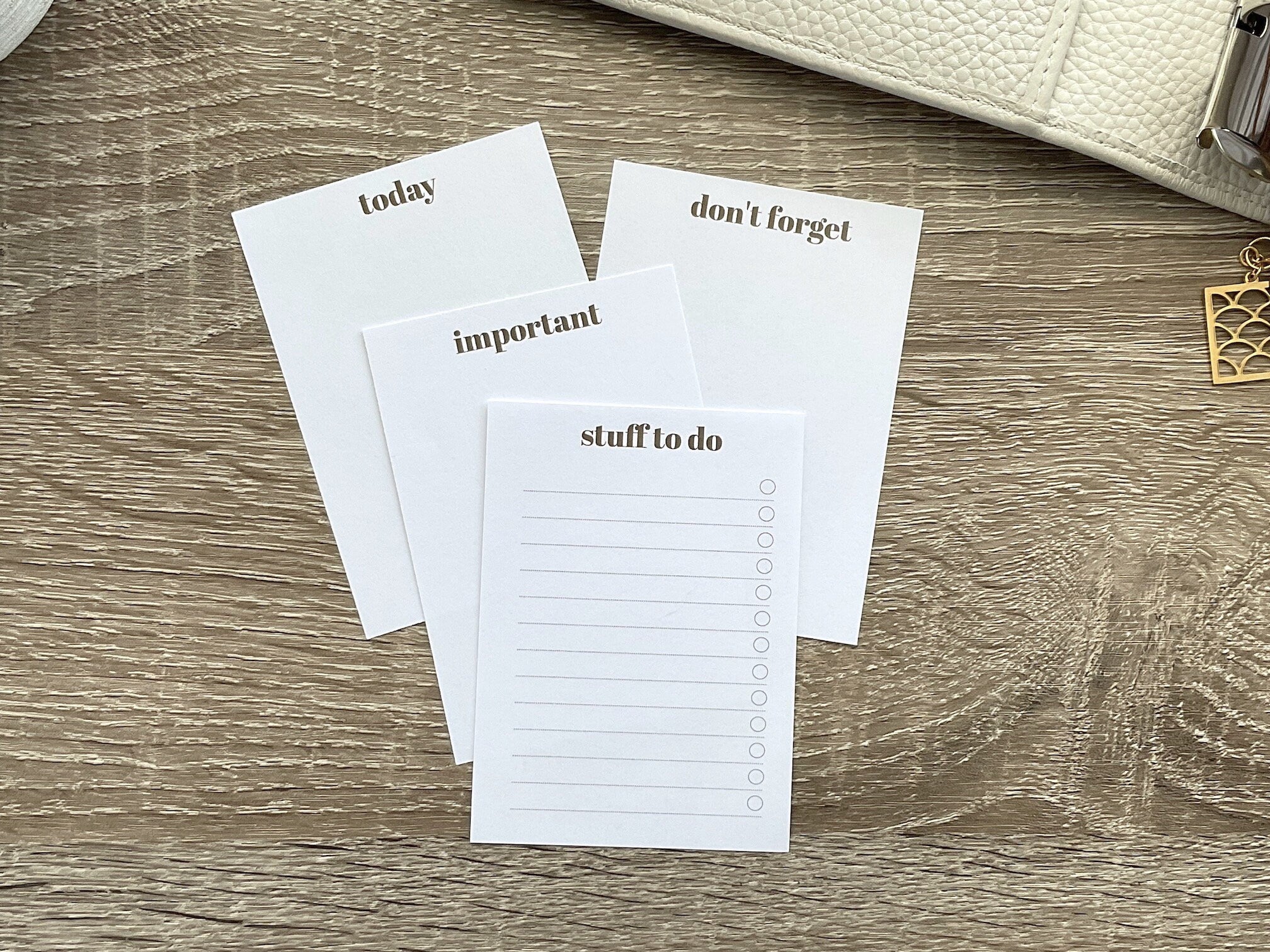 Pocket Sheets - To Do, Today, Reminders, Important