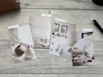 Load image into Gallery viewer, Filofax Mini Neutral Planner Dividers - Photographic Top Tabs
