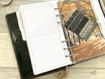 Load image into Gallery viewer, Personal Size Monthly Grid Foldout - Printed Planner Inserts
