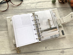 Load image into Gallery viewer, Pocket Size Weekly Grid Foldout - Printed Planner Inserts
